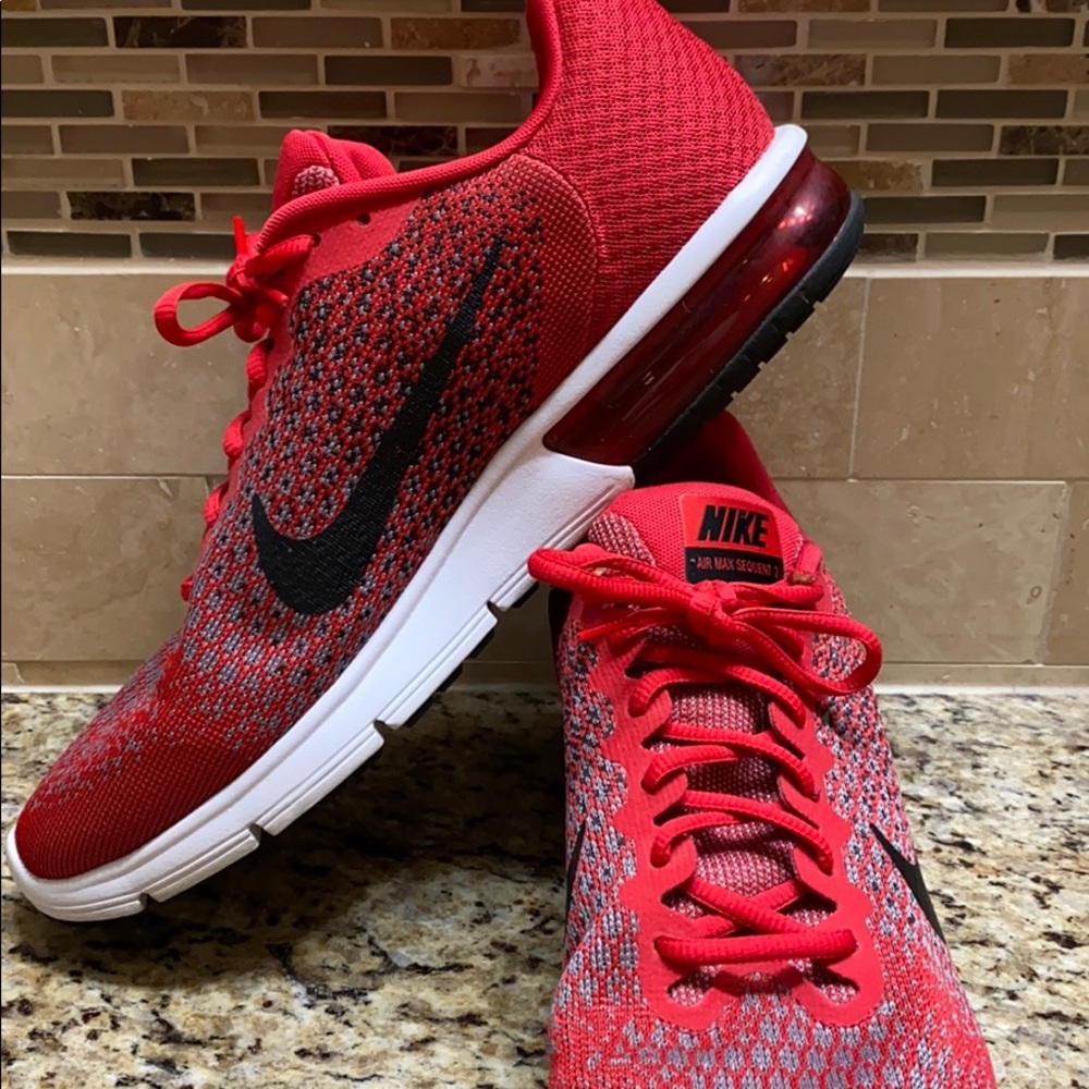 Nike Air Max Sequent 2 Red 13